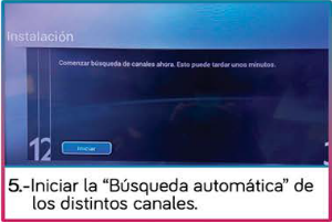 Pantalla del paso 5: Iniciá la búsqueda